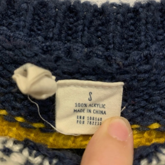 Striped Acrylic Sweater - Picture 3 of 4